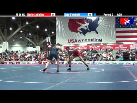 Kevin LeValley vs. Kyle Borshoff at 2013 Las Vegas/ASICS U.S. Open