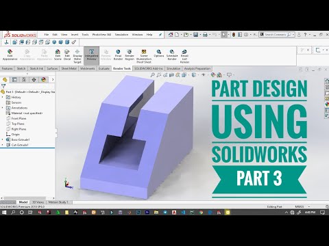 Solidworks tutorial for beginners exercise 3 in [2020]