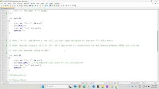 C++ new feature NULL Vs nullptr