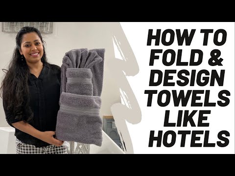 YouTube video about Show off Your Towels in Style: The Art of Displaying Towels