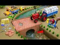 DIY Mini Tractor Bridge Construction Collapse Underground Water Storage Project TopMiniGear