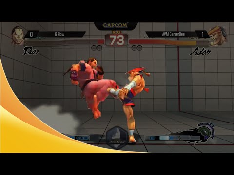 EVO 2014 - ULTRA Street Fighter 4 [ Gamerbee (Adon) vs G Flow (Dan) ]