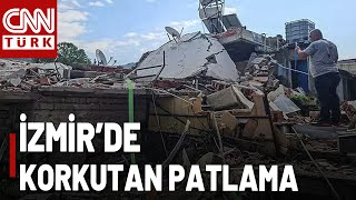 🚨SON DAKİKA | İzmir'de Feci Patlama: 2 Katlı Bina Yıkıldı, 2 Kişi Ağır