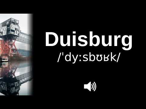 🇩🇪 How to pronounce Duisburg (CORRECTLY!)
