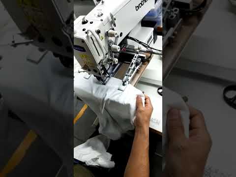 Устройство автоматического продвижения материала для петельной машины Brother HE-800 video