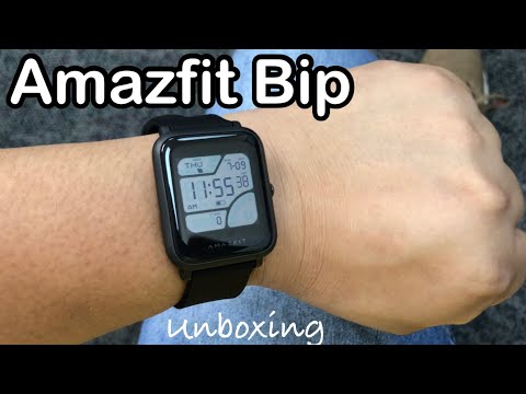 Amazfit Bip smartwatch | Unboxing | Setup