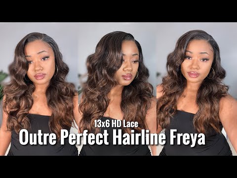 Perfect Human Hair Dupe! | Outre 13x6 Perfect Hairline  Wig Freya | Synthetic HD Lace Wig Review