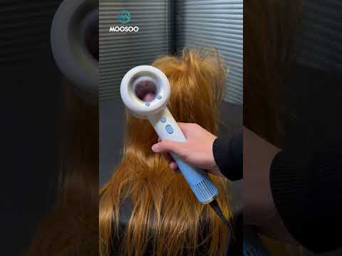 stunning results with our new hair dryer! Moosoo H2