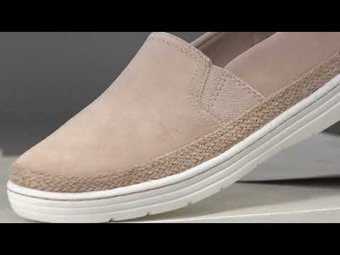 Clarks Collection Leather Slip-On Shoes - Marie Sail on QVC