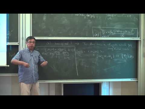 Lecture 2 | Kahler-Einstein metrics and Ricci flow | G. Tian | Лекториум