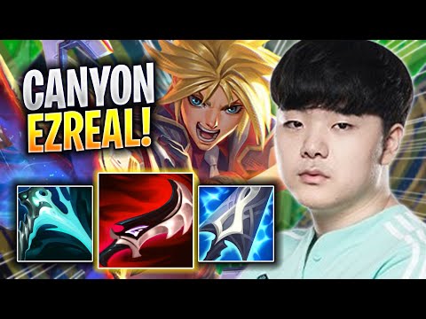 CANYON LITERALLY GOD MODE WITH EZREAL! - DK Canyon Plays Ezreal ADC vs Kai'sa! | Season 2023