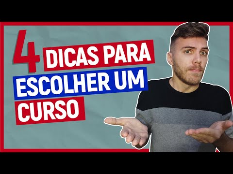 COMO ESCOLHER UM CURSO? | 4 DICAS PARA VOCÊ ESCOLHER SEU CURSO