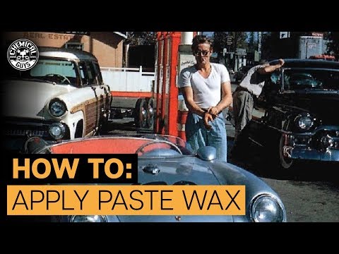 How To Apply Paste Wax To Car | 1955 Porsche 550 Spyder | Chemical Guys