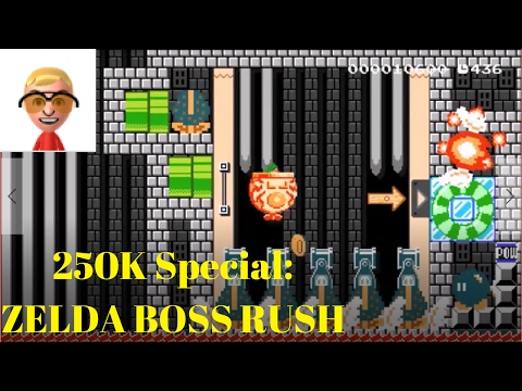 250K Special: ZELDA BOSS RUSH - Super Mario Maker