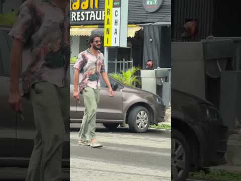 Dulquer Salmaan in kochi with his new car WagonR #dq #dqsalman