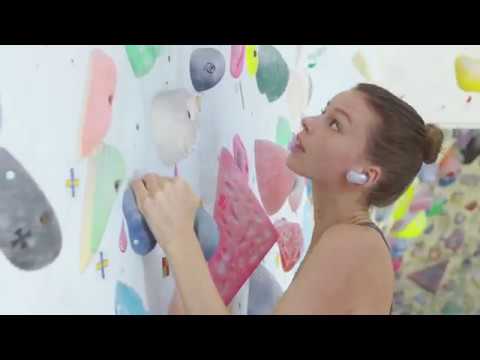 Беспроводные спортивные наушники WF-SP700N видео 1