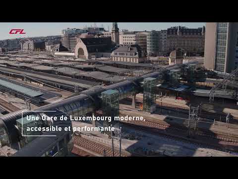 Projeto de extensão da Gare de Luxemburgo e da passarela em Bettembourg