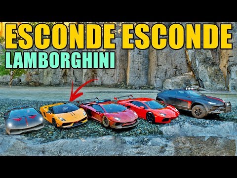 ESCONDE ESCONDE NA PEDREIRA ABANDONADA DE LAMBORGHINI - FORZA HORIZON 4 ONLINE - GAMEPLAY