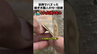 接ぎ木職人のクローン技術