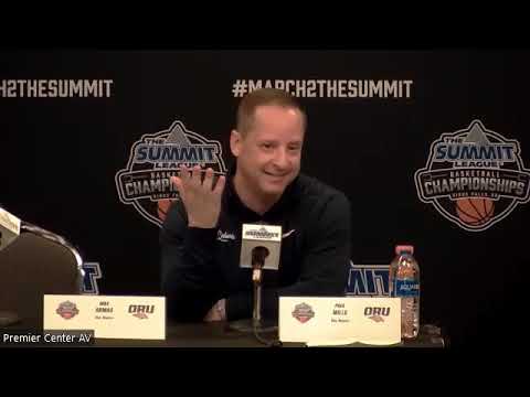 ORU MBB Quarterfinals Press Conference