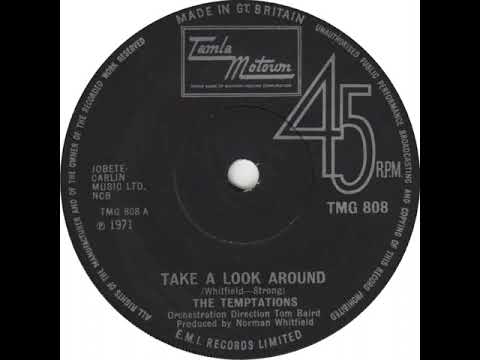 UK New Entry 1972 (80) The Temptations - Take A Look Around
