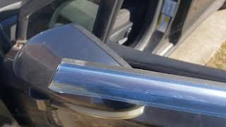 how to replace the driver front door window weatherstrip