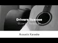 Olivia Rodrigo - drivers license (Acoustic Karaoke)