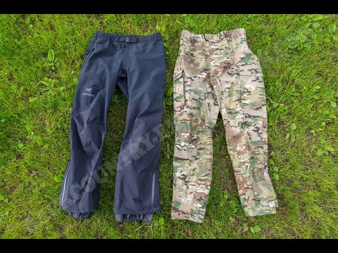 Vergleich Nässeschutzhosen: Arcteryx Beta AR vs. Carinthia TRG (Ratgeber allgemein + Review)