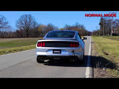 CORSA Performance 2018-2020 Mustang GT Cat-Back Active Exhaust Extreme Sound Level