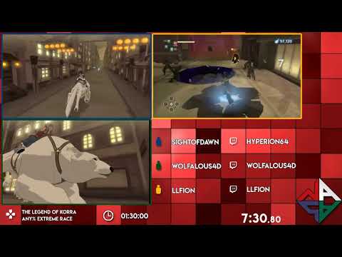 ARPGME 2017 - The Legend of Korra Any% Extreme Race by Sightofdawn , Wolfalous4D & Llfion