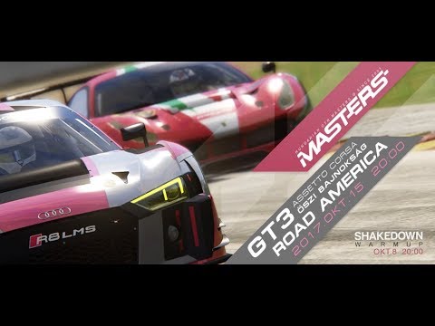 AC GT3 - Road America - 10.15 GTR-Masters Bajnoki futam
