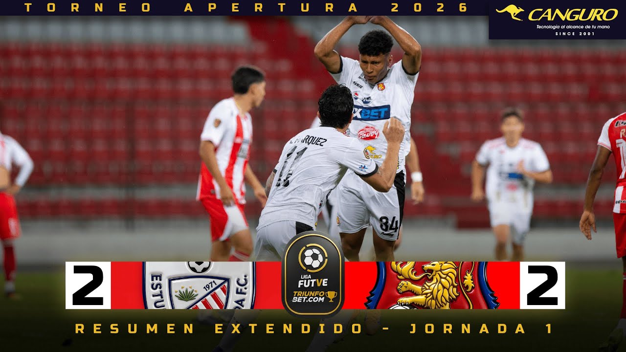 Estudiantes de Mérida vs Caracas F.C. Highlights