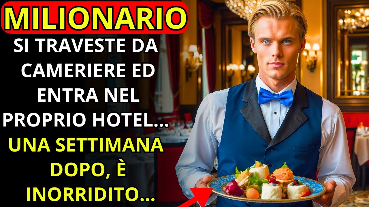 UN MILIONARIO SI TRAVESTE DA CAMERIERE ED ENTRA NEL SUO STESSO HOTEL... RIMANE INORRIDITO QUANDO...