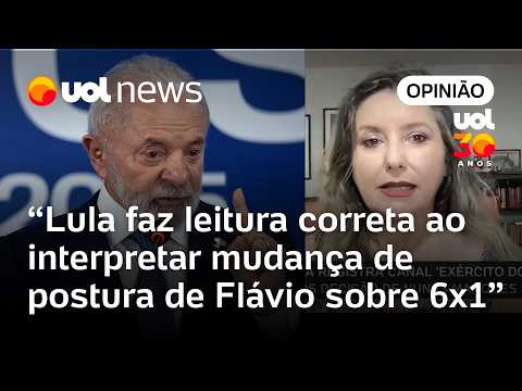 6×1: Lula faz leitura correta ao interpretar mudança de postura de Flávio Bolsonaro | Tatiana Farah
