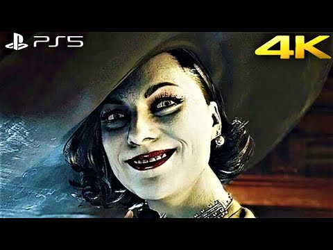 Resident Evil Village - PS5 How to Defeat Tall Lady (Demitrescu) Boss Fight - 4K
