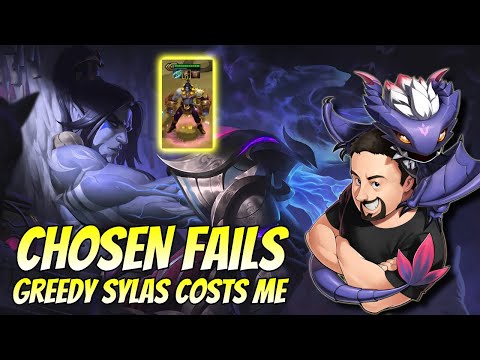 Chasing Chosens - Greedy Sylas Fail | TFT Fates | Teamfight Tactics