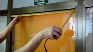 Mecanismo estor lapa, adhesivo, sin tornillos. Mecanismos estorweb.