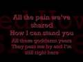 Lost Years- Scars Of Life Lyrics 