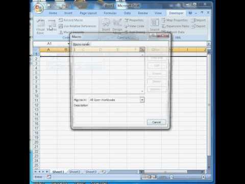 #1 VBA for excel tutorial.avi