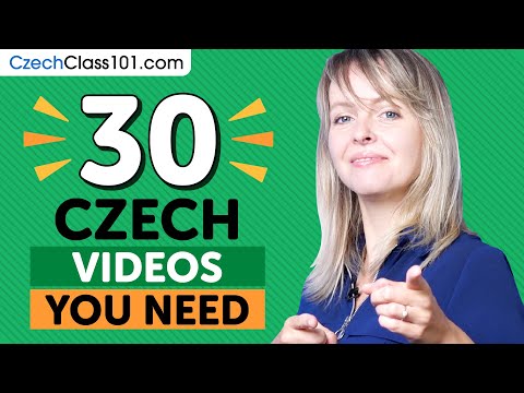 Learn Czech: 30 Beginner Czech Videos You Must Watch