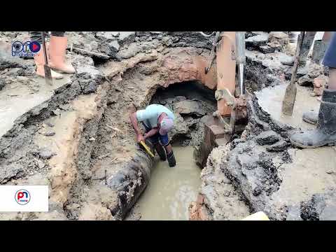 Reparan 25 averías en tuberías de agua potable en Brión afectadas tras el doblete sísmico
