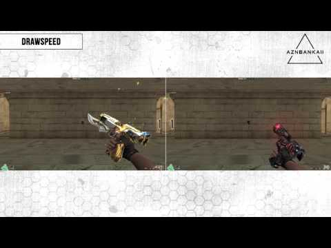 CrossFire 2 0   DUAL DESERT EAGLE EL DORADO vs D E BORN BEAST VVIP Desert Eagle Comparison