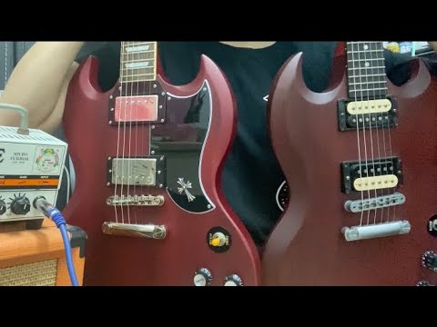 Epiphone SG G400 vs. Gibson SGJ Demo