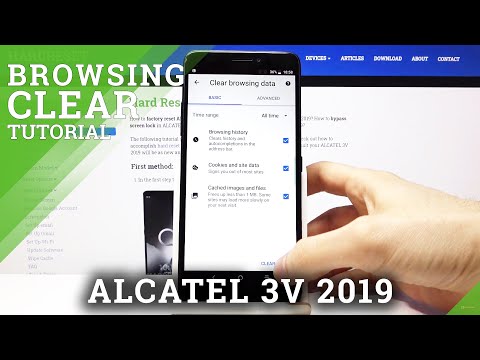 How to Clear Browsing Data in ALCATEL 3V 2019 – Delete Browsing History & Saved Passwords