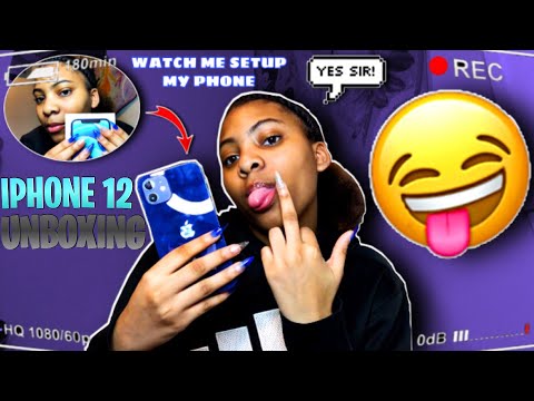 UNBOXING MY IPHONE 12😝 | SETUP WIT ME😅