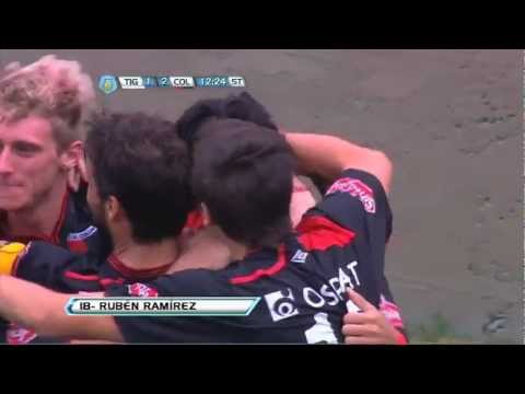 Tigre vs Colon (Impecable Gol de Ruben Ramirez) 15/09/2012