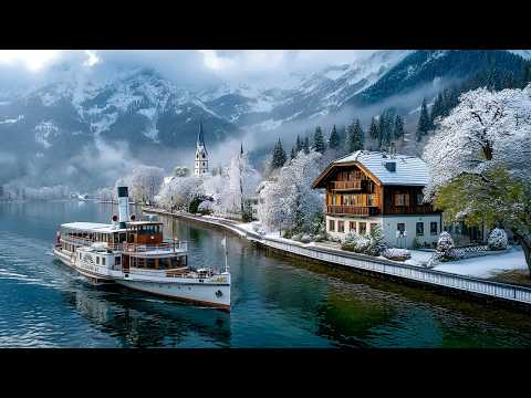 Dieses verschneite Dorf am See in den Alpen fühlt sich an wie ein Traum – St. Wolfgang
