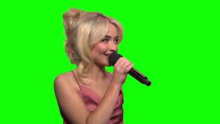 Sabrina Carpenter "wait, what even is this song?" — An SNL Green Screen