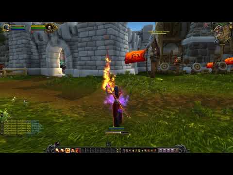 WOW Animations - Allied Races - Void Elf Fire Mage (female)