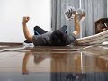 腕立て170回+30㎏フロアプレス左23回、右36回 170 Push ups+30kg Floor press